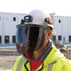 Klein Face Shield, Safety Helmet and Cap-Style Hard Hat, Gray Tint