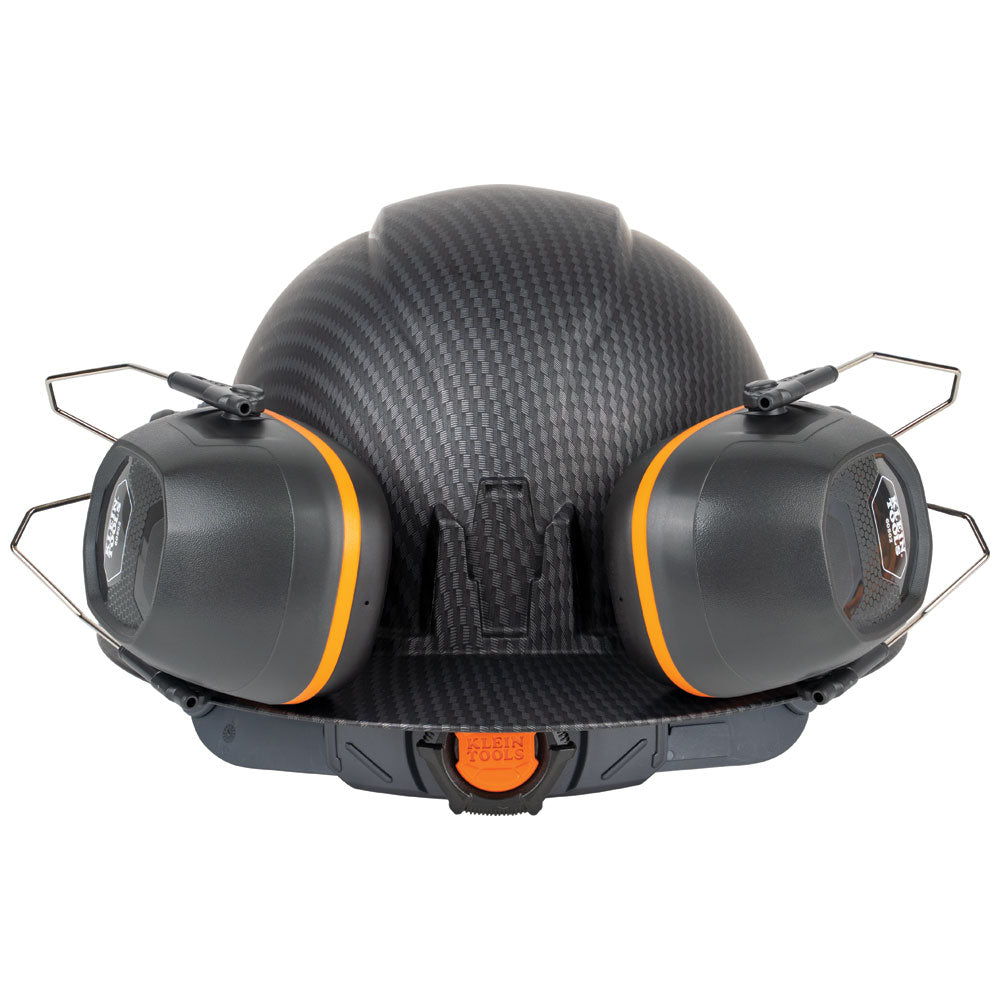 Klein  Hard Hat Earmuffs, Full Brim Style #60502