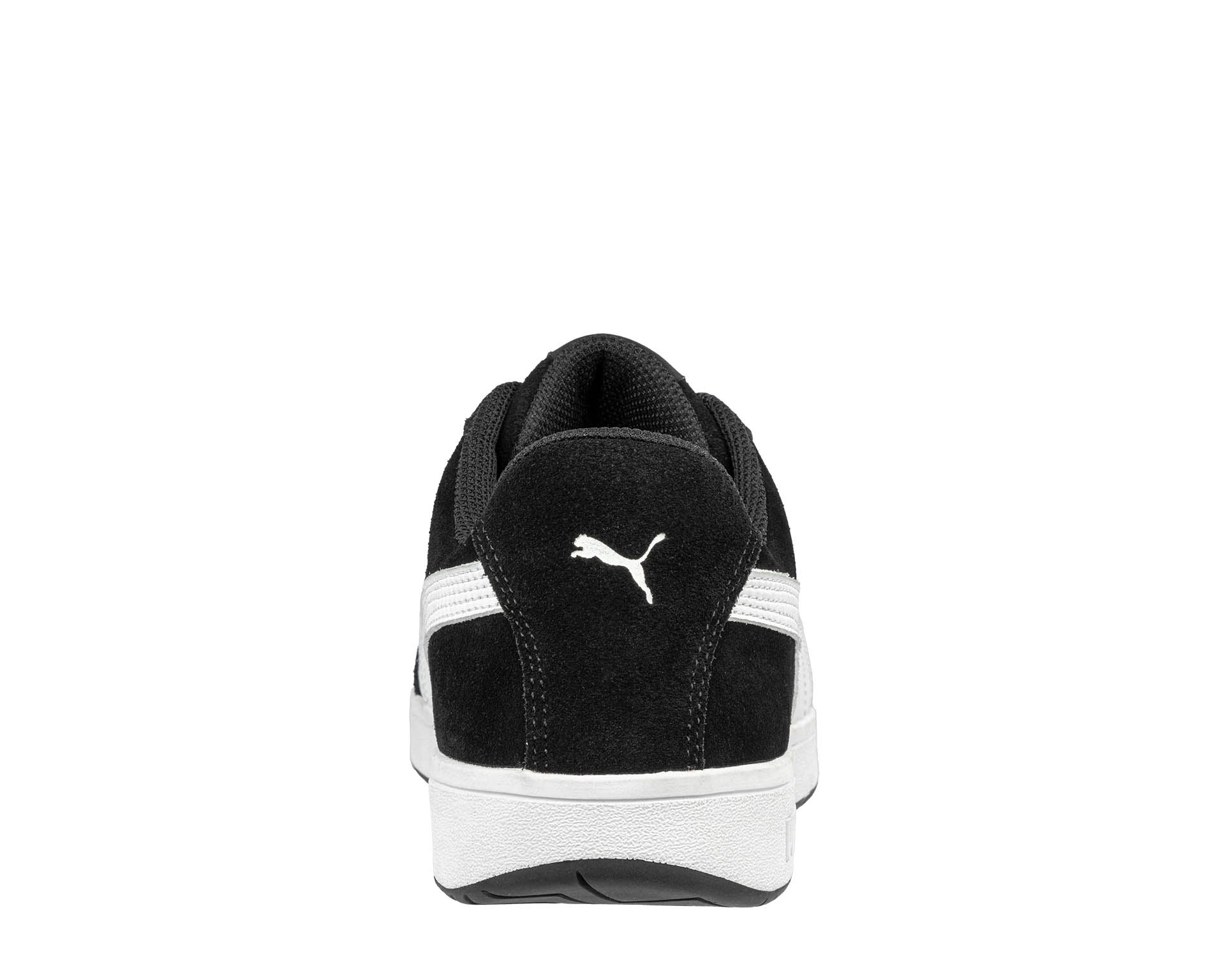 PUMA WOMENS ICONIC SUEDE BLACK LOW ASTM EH Safety Shoe #640115