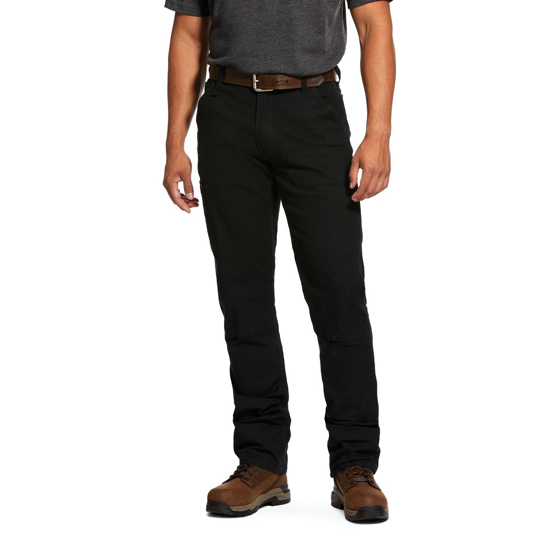 Ariat Rebar M4 Low Rise DuraStretch Double Front Stackable Straight Leg Pant, Black #10030231