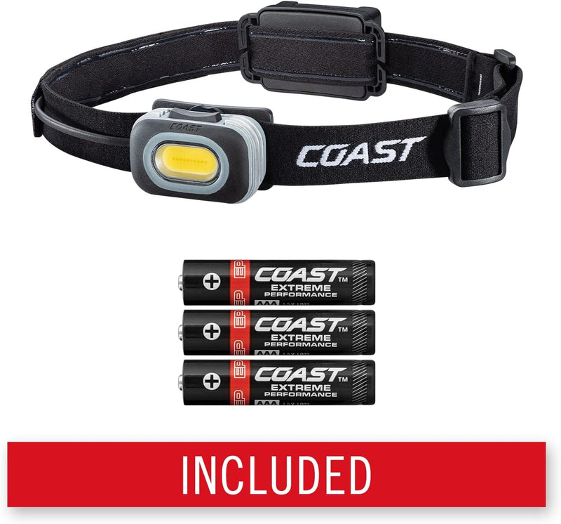 COAST 560 Lumen Dual Color LED Headlamp with Flood and Spot Beams RL10