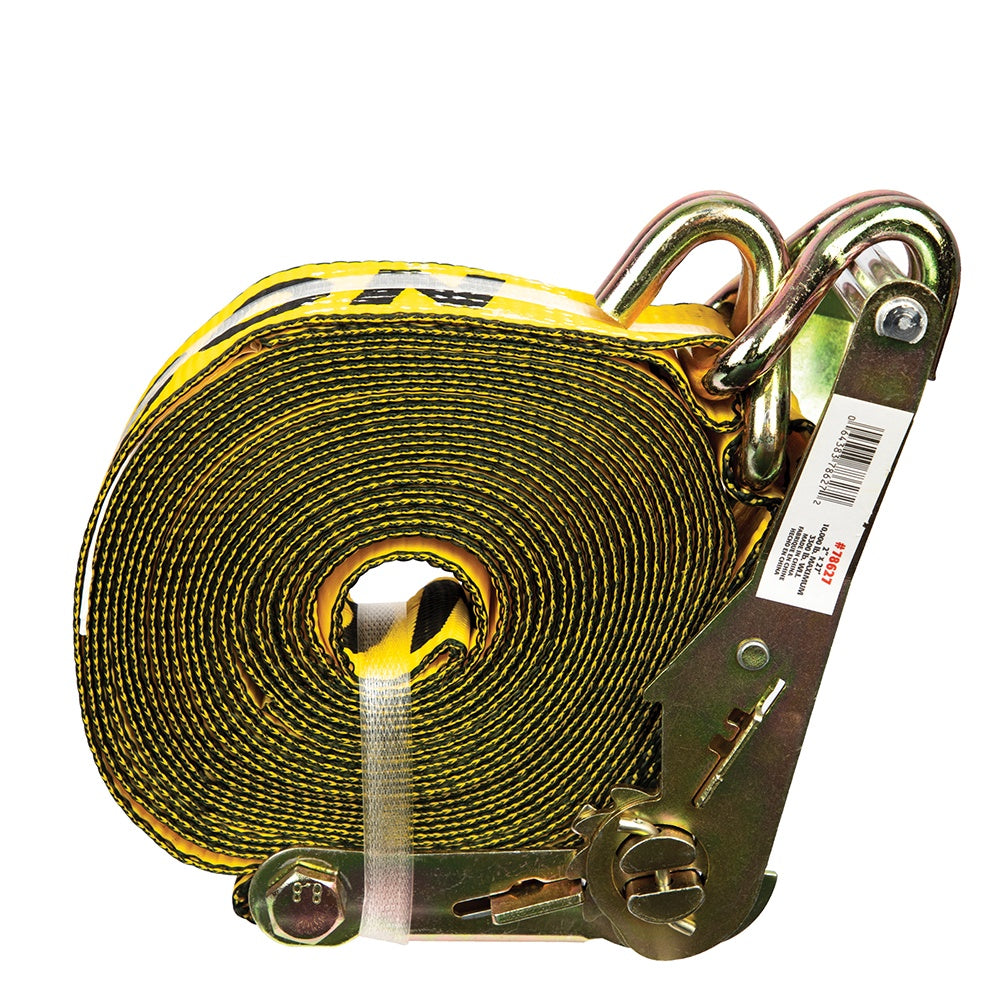 Erickson 2 x 2710,000 lb. Ratchet Straps Double J-Hooks