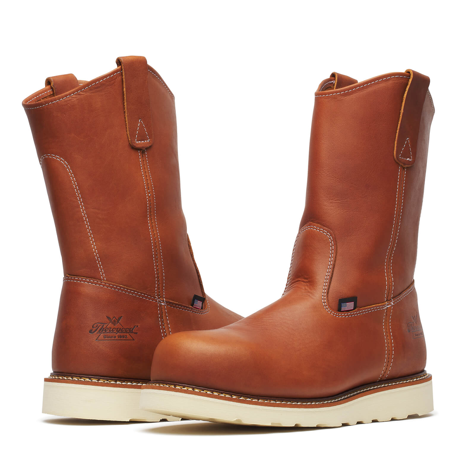 Thorogood 11" Wellington Safety Steel Toe Pull-On Boot #804-4205