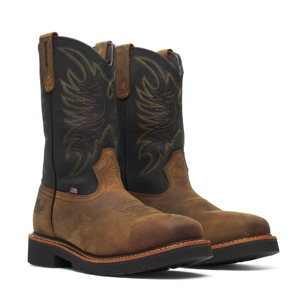 Thorogood Square Toe Wellington – Waterproof – 11″ Safety Toe #804-433