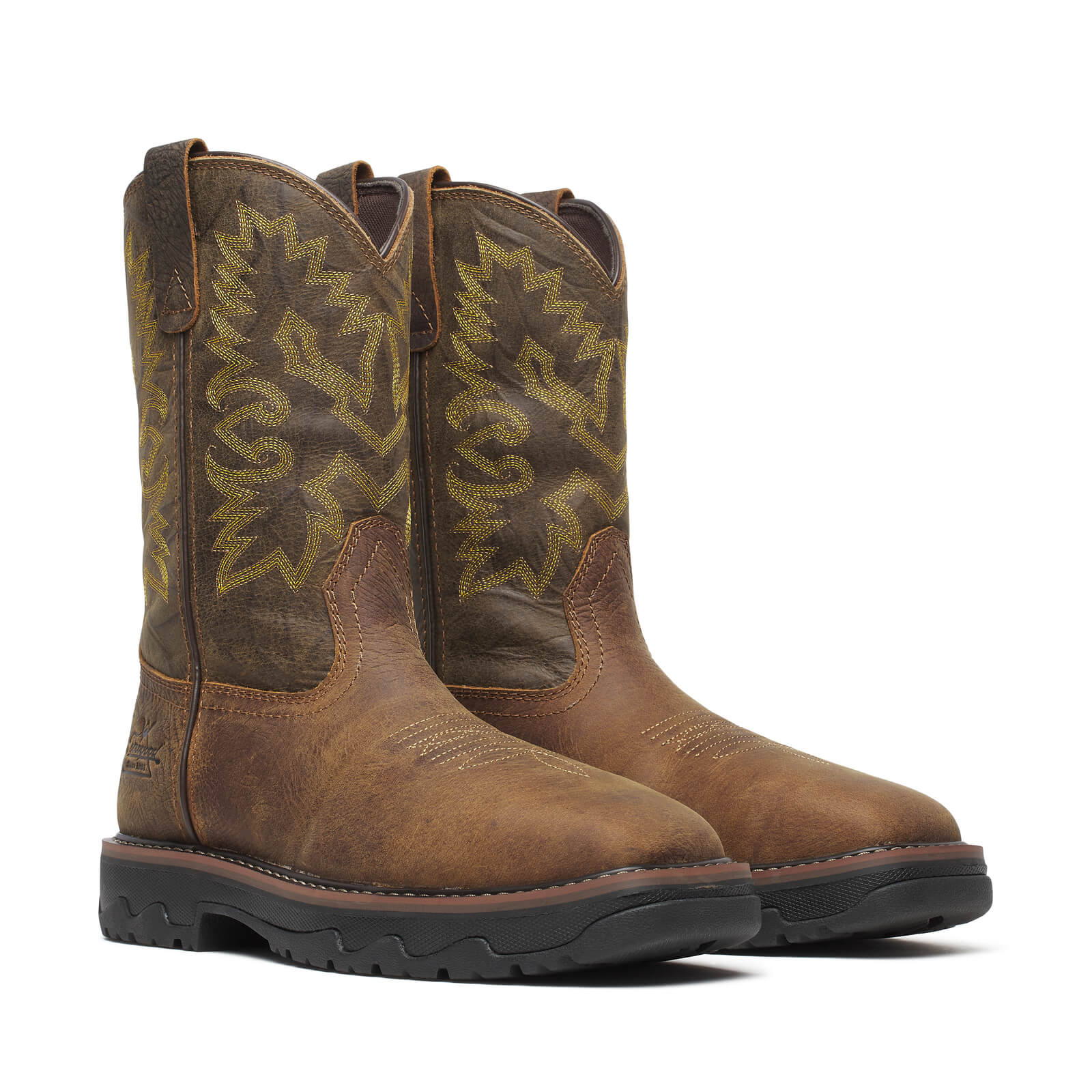 Thorogood Buffalo Ridge – WP 11″ Brown/Sage Nano Sq Toe #804-4342