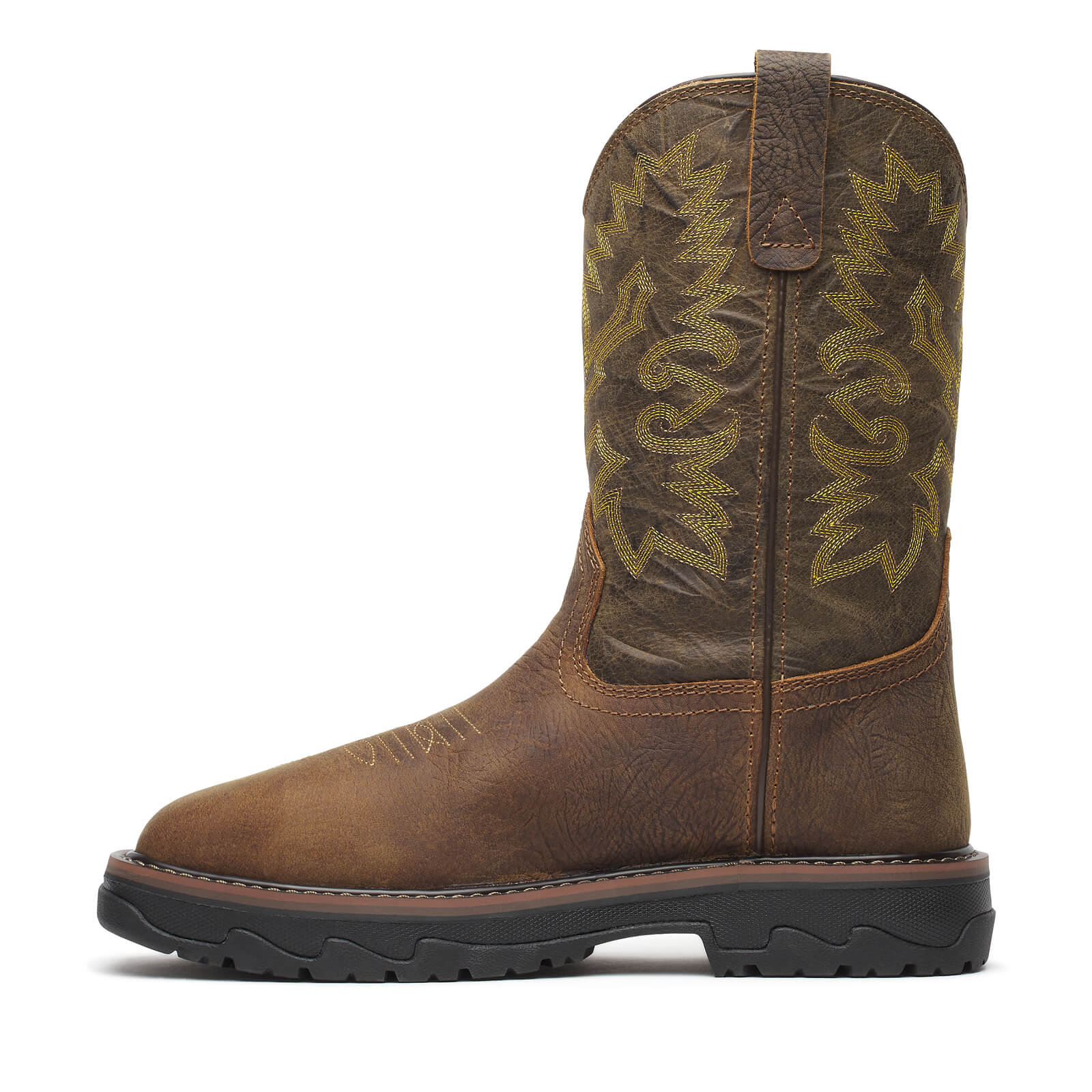 Thorogood Buffalo Ridge – WP 11″ Brown/Sage Nano Sq Toe #804-4342