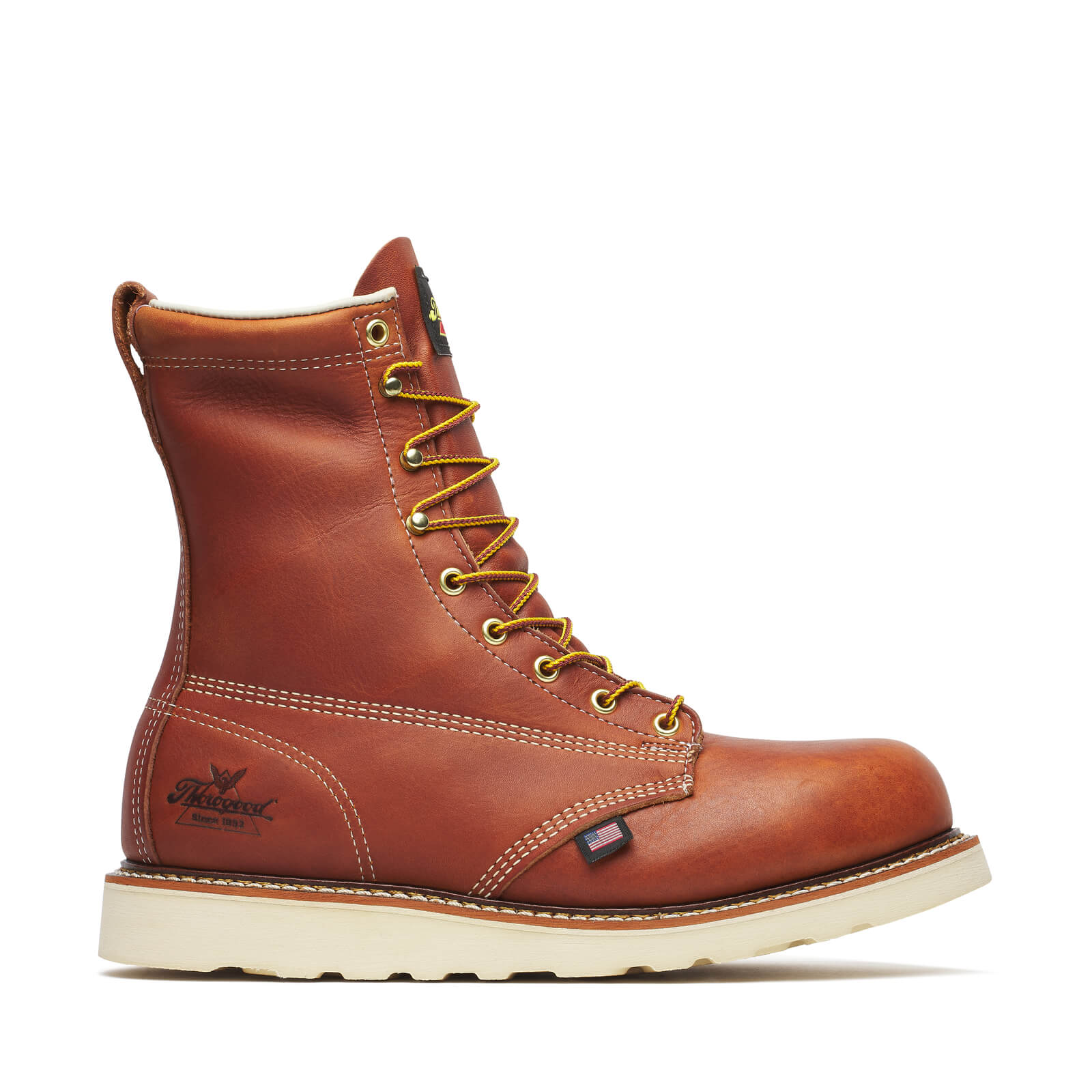 Thorogood 8" Plain Safety Steel Toe Work Boot #804-4364