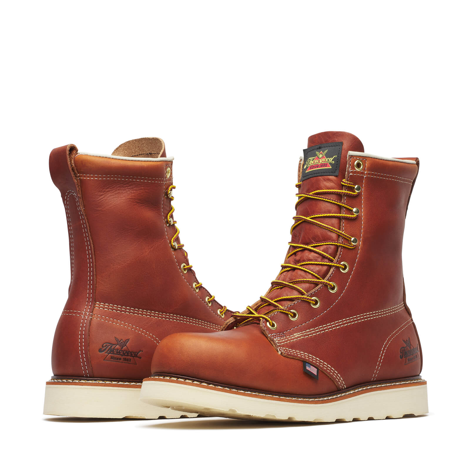 Thorogood 8" Plain Safety Steel Toe Work Boot #804-4364