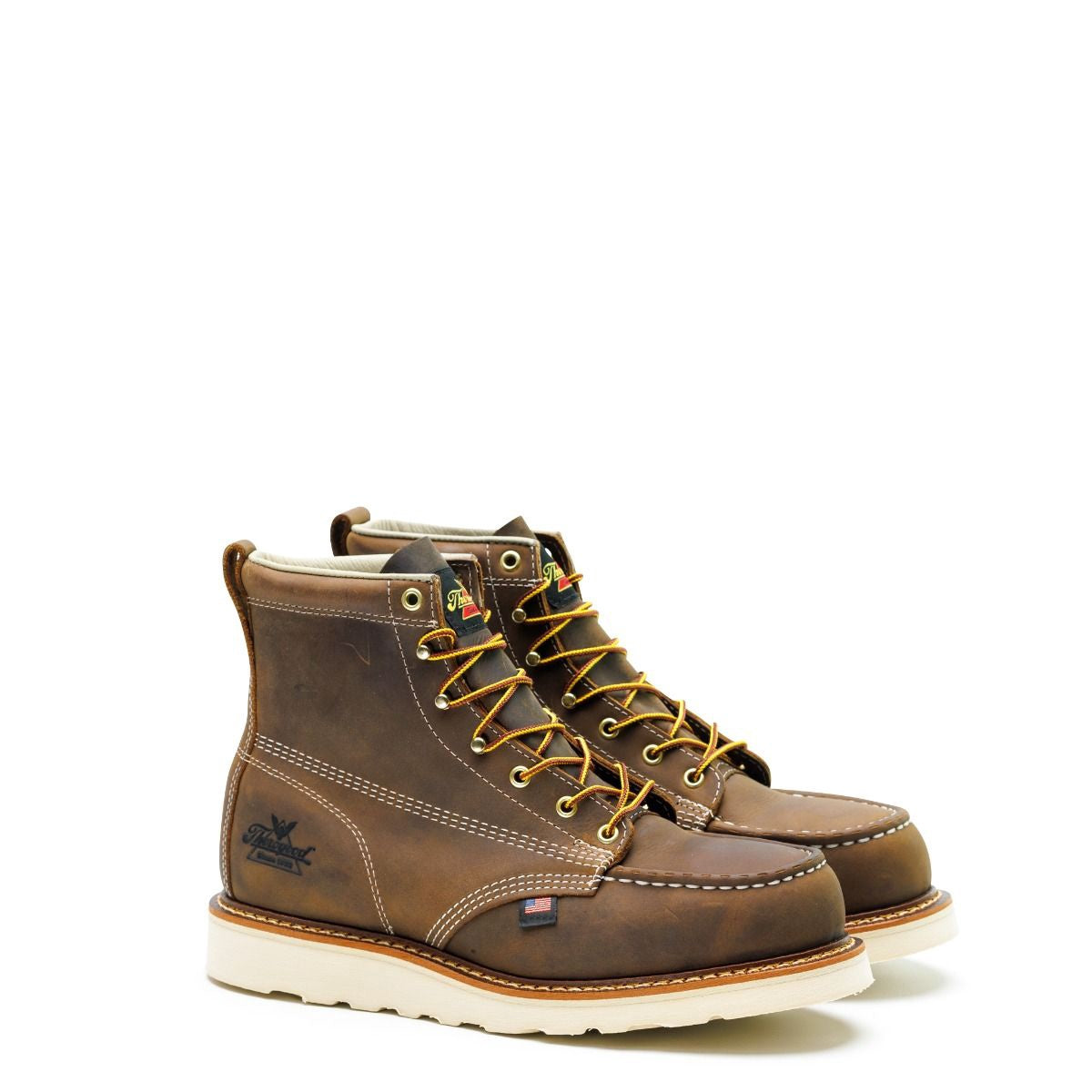 Thorogood American Heritage-6" Steel Toe Crazy Horse Moc Toe #804-4575