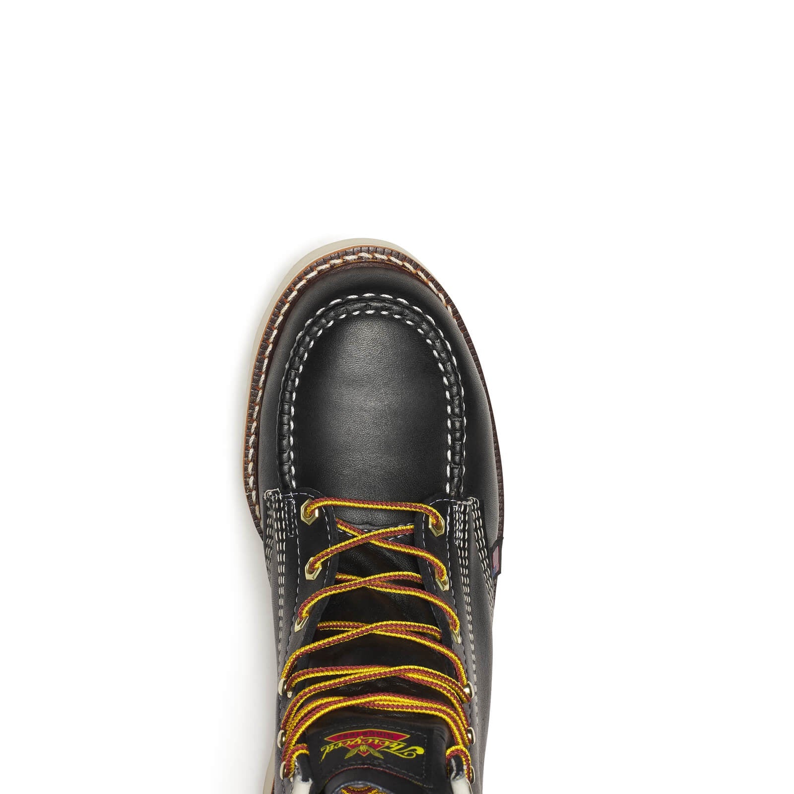 Throrgood Black 6 Moc Safety Steel Toe Work Boot #804-6201