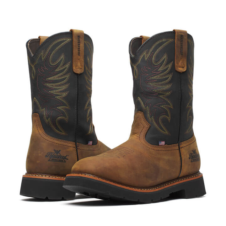Thorogood USA Square Toe Wellington – Waterproof – 11″ Non-Safety Toe #814-4330