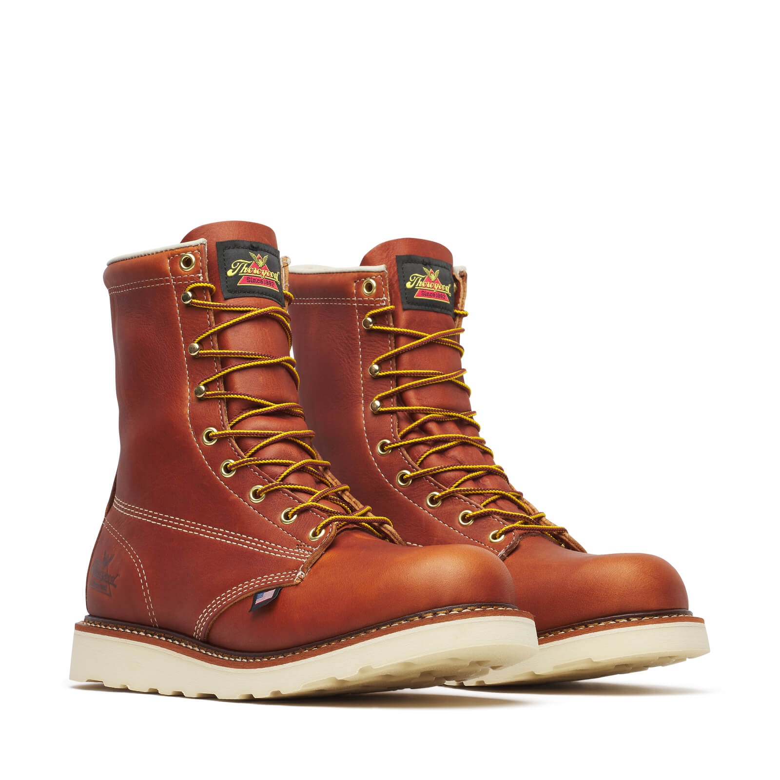 Thorogood 8" Plain Soft Toe Work Boot #814-4364