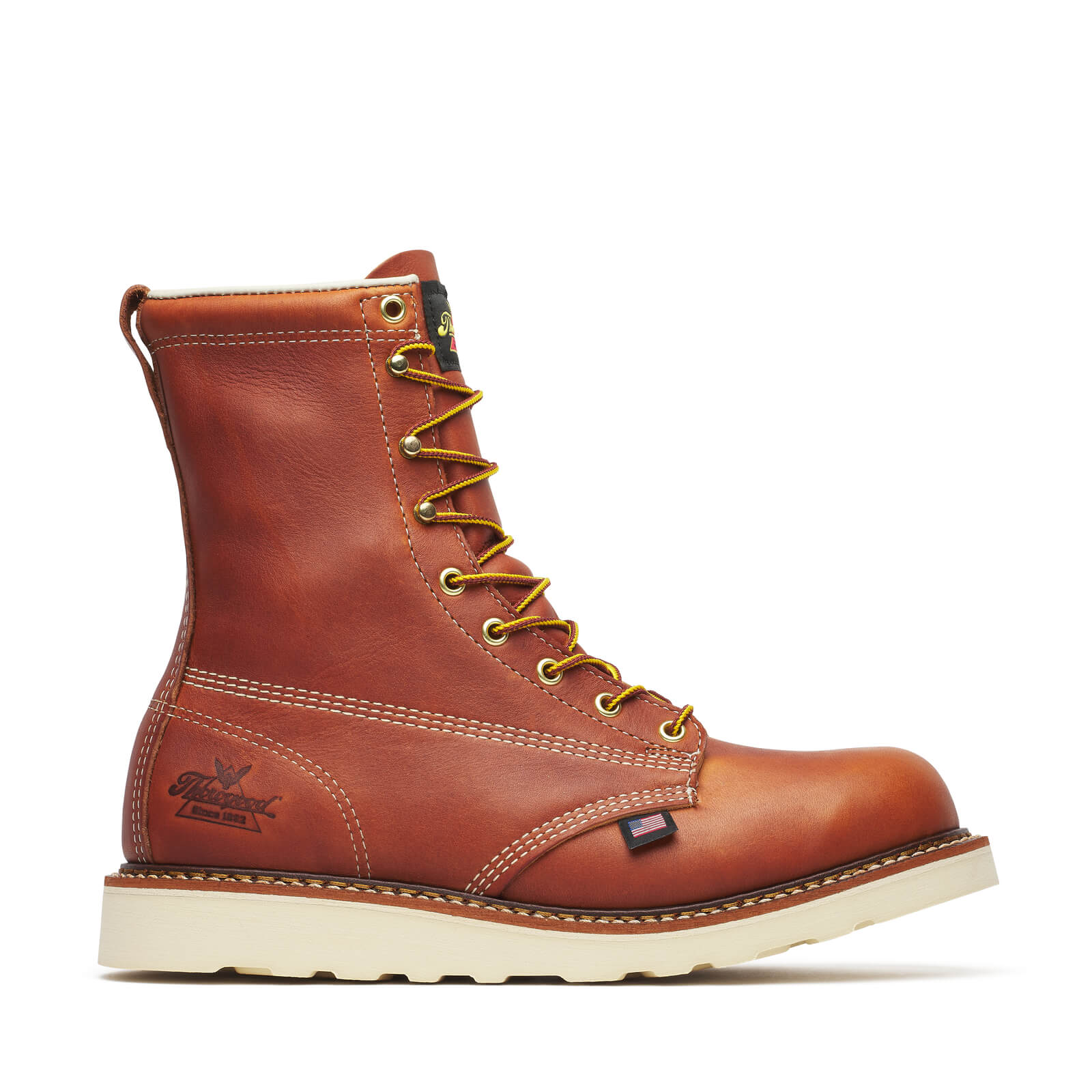 Thorogood 8" Plain Soft Toe Work Boot #814-4364