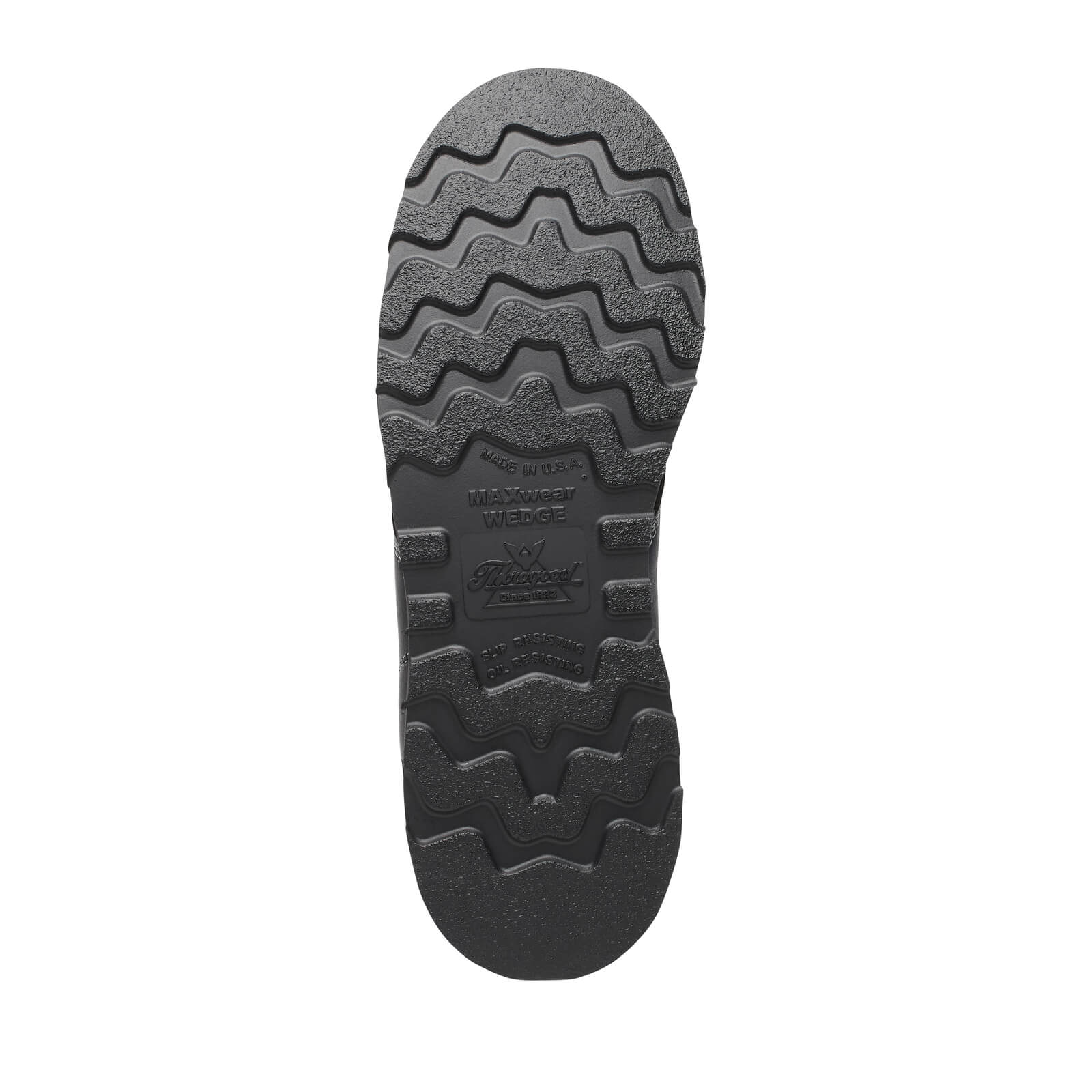 Thorogood Midnight Series 6" Black Moc Toe Boot 814-6206