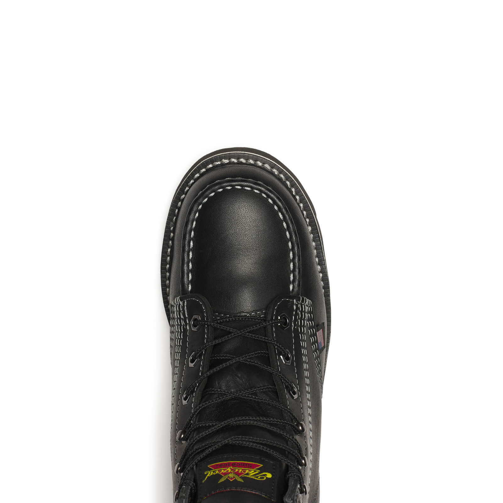 Thorogood Midnight Series 6" Black Moc Toe Boot 814-6206