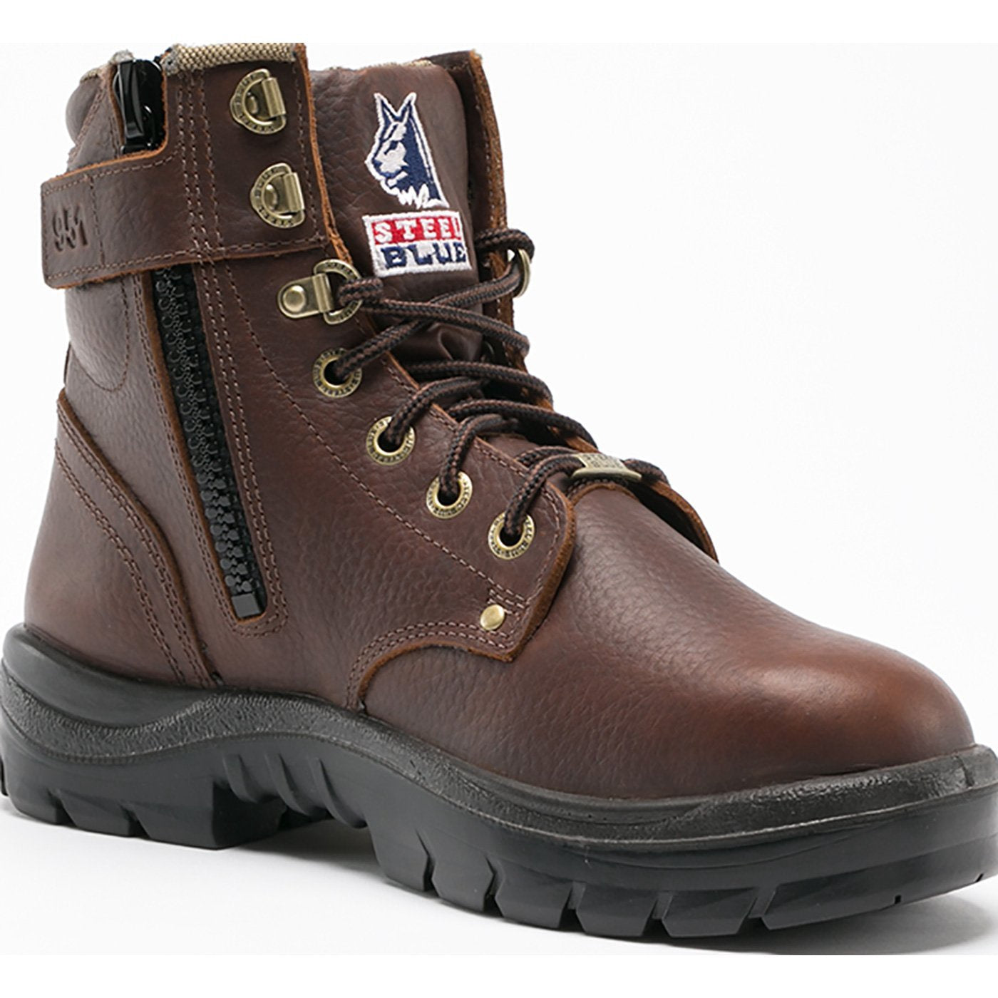 Steel Blue Men's 6" Argyle with Side Zipper-Steel Toe #812951 (Discontinued)