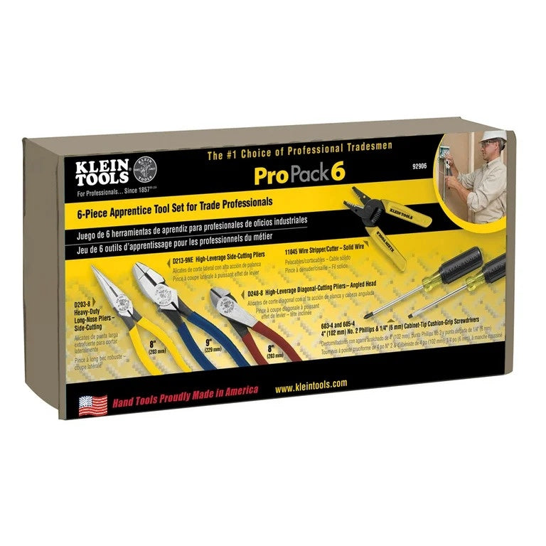 Klein Apprentice Tool Kit, 6-piece #92906