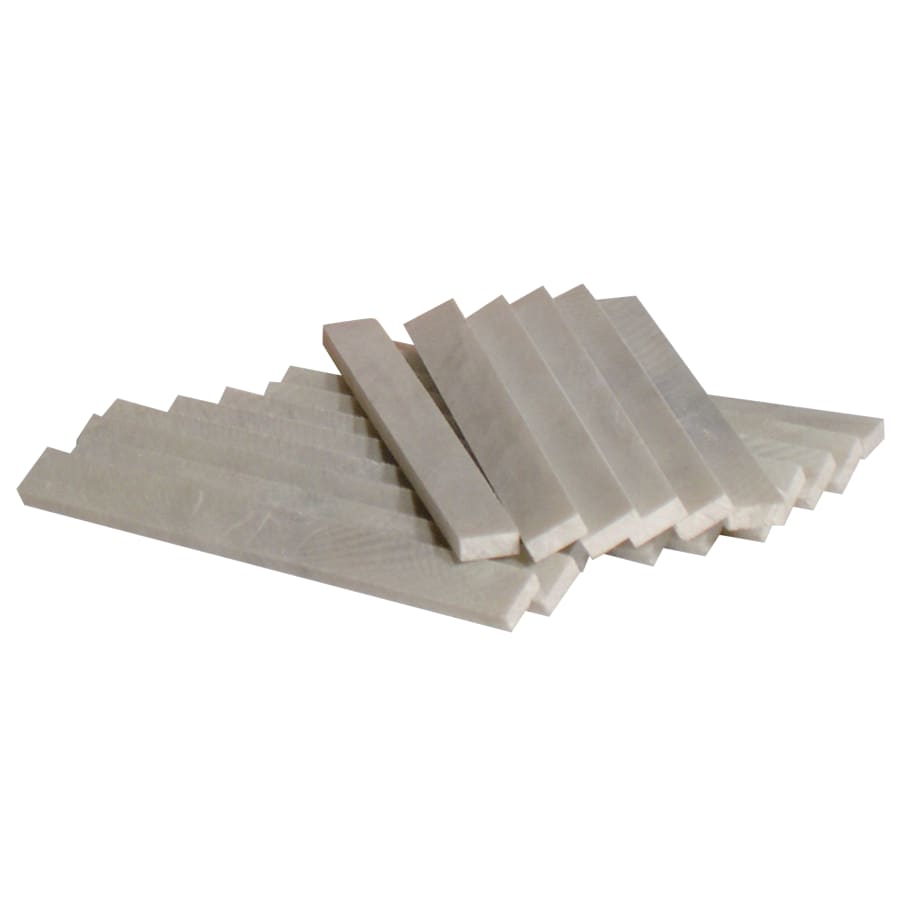 Best Welds Soapstones, Flat, 1/2 in x 3/16 x 5 in, White FL-5
