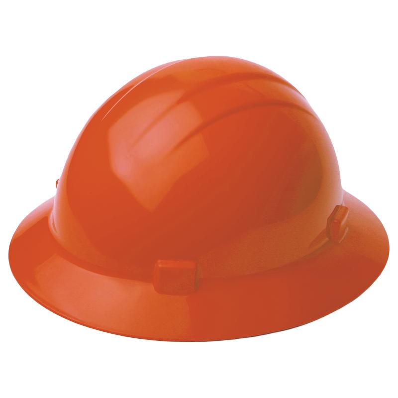 ERB Americana Full Brim Mega Ratchet Hard Hat - Orange #19223OR