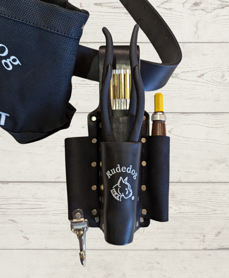 Rebar Ironworker Tool Bags KwikSafety RedIRON Bolt Bag HEAVY-Duty