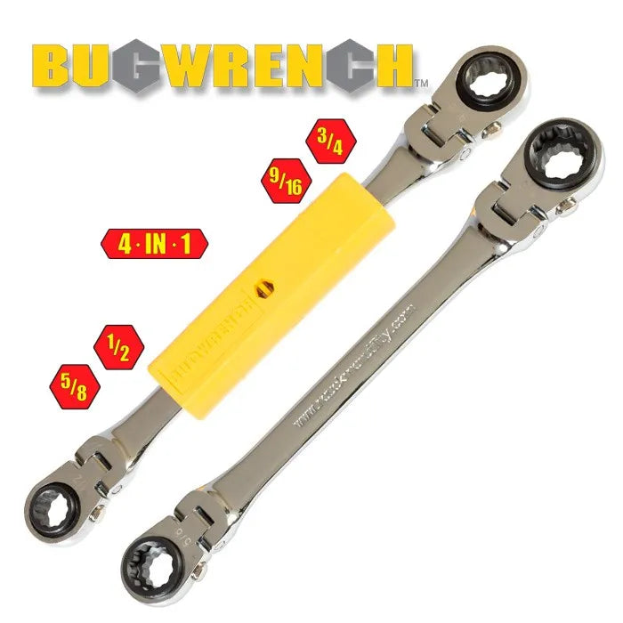 Rauckman Flex Head 4-in-1 Insulated BugWrench BW-088