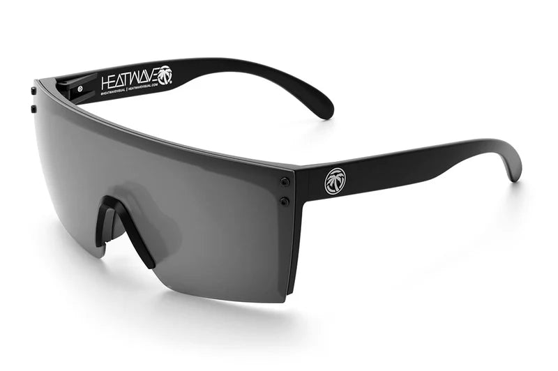 Heat Wave Lazer Face Sunglasses: Silver Z87 Polarized