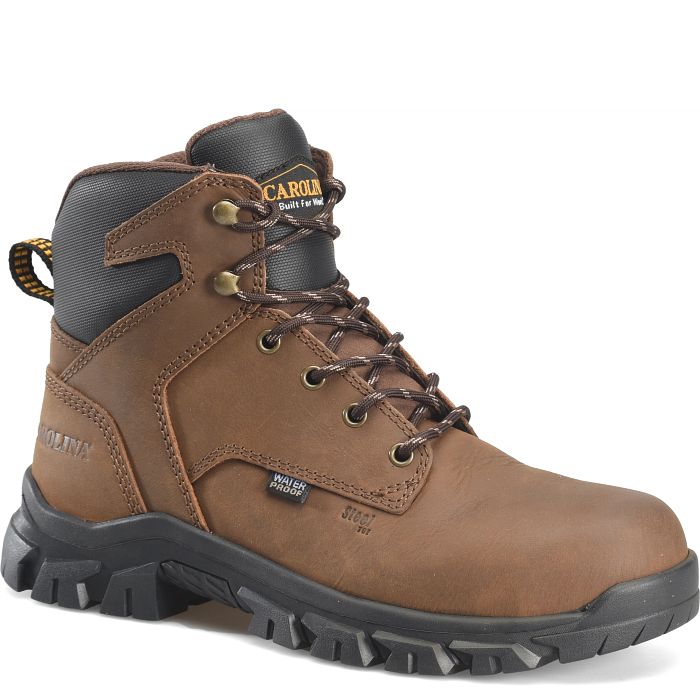 Carolina Gruntz Mens 6" Waterproof Steel Toe Work Boot #CA3593