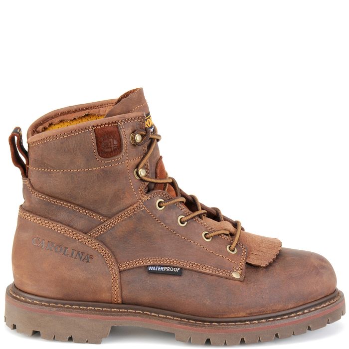 Carolina 6" Waterproof Grizzly Boots #CA7028
