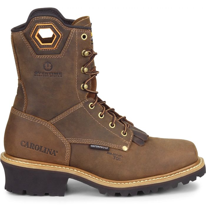 Carolina Coppice CA9855 Men's 8” Waterproof Comp Toe Square Toe Logger
