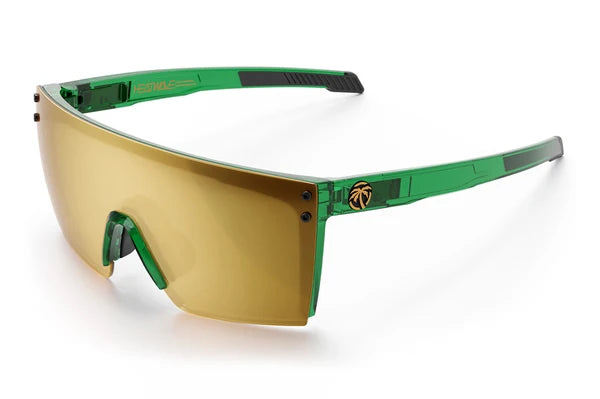Heat Wave Performance Lazer Face Sunglasses: Cycad Green Z87+