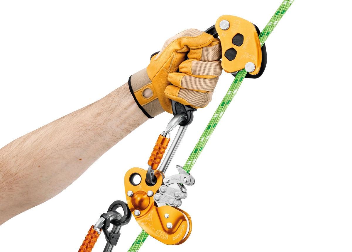 PETZL CHICANE Auxiliary brake for mechanical Prusik on single ropes, for tree care