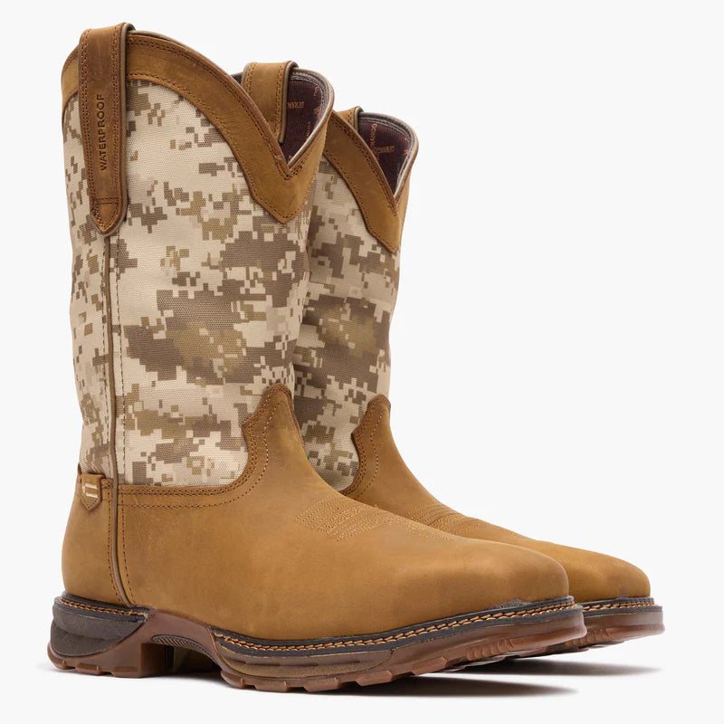 Durango Men's 12" Dusty Brown/Digital Camo Waterproof Steel Toe Durango Maverick XP #DDB0207