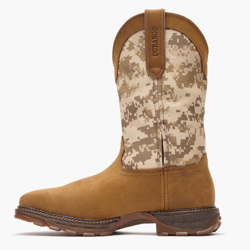 Durango Men's 12" Dusty Brown/Digital Camo Waterproof Steel Toe Durango Maverick XP #DDB0207