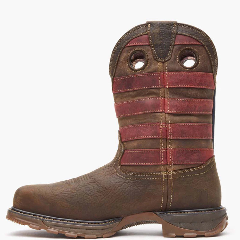 11" Western Waterproof Dark Brown/Vintage Flag Composite Toe Durango® Maverick XP™ #DDB0366