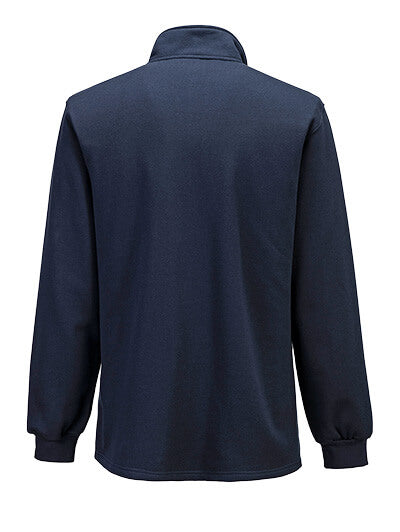 Bizflame 1/4 Zip Sweatshirt / Navy / Small