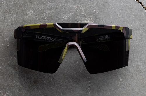 Heat Wave Future Tech Sunglasses: Fleck Camo Z87+ Polarized