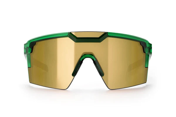 Heat Wave Future Tech Sunglasses: Cycad Green Z87+