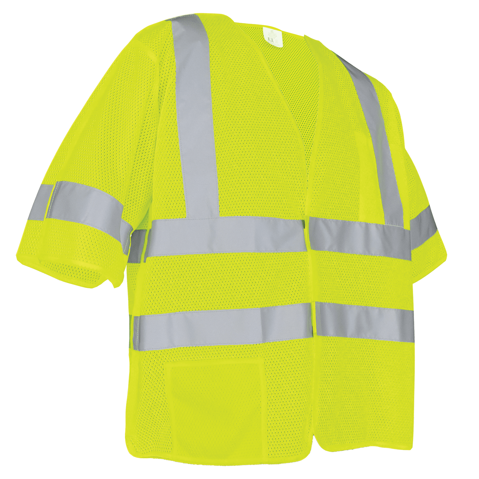 FrogWear® HV Lightweight Mesh Polyester Breakaway Safety Vest - GLO-011BA