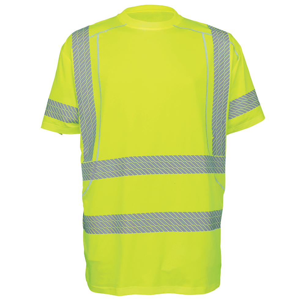 GGS FrogWear Class 3 Premium High-Performance Stretch Athletic Safety Shirt - GLO-205