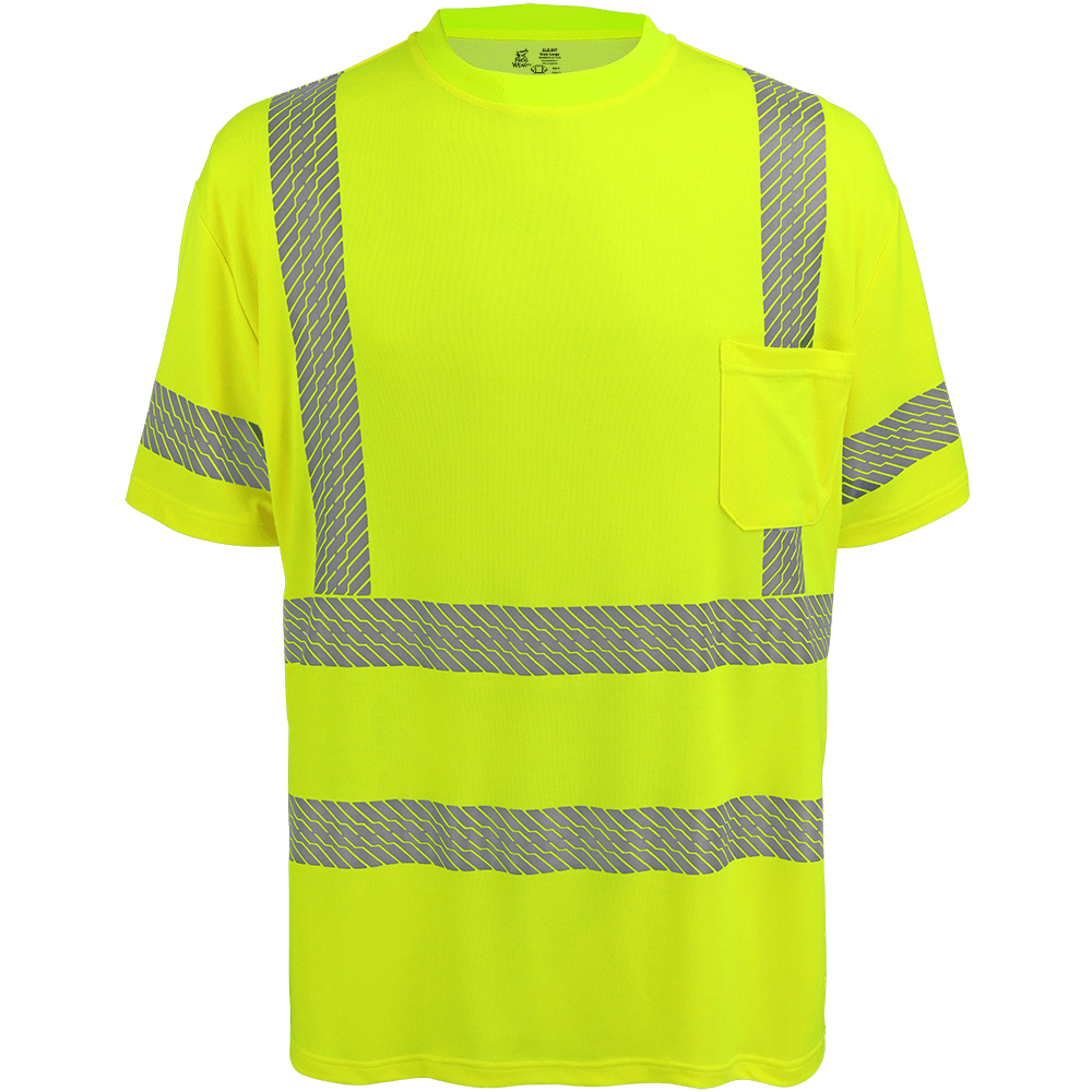 GGS FrogWear Class 3 HV Premium Self-Wicking Bamboo/Polyester Short-Sleeved Shirt - GLO-217