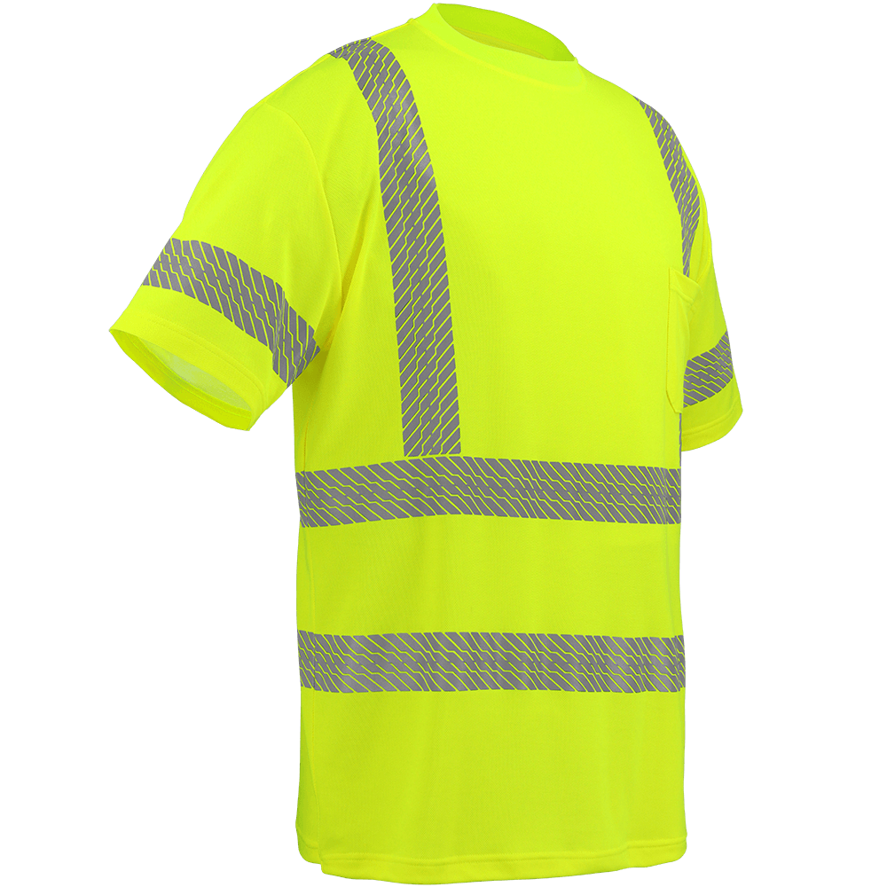 GGS FrogWear Class 3 HV Premium Self-Wicking Bamboo/Polyester Short-Sleeved Shirt - GLO-217