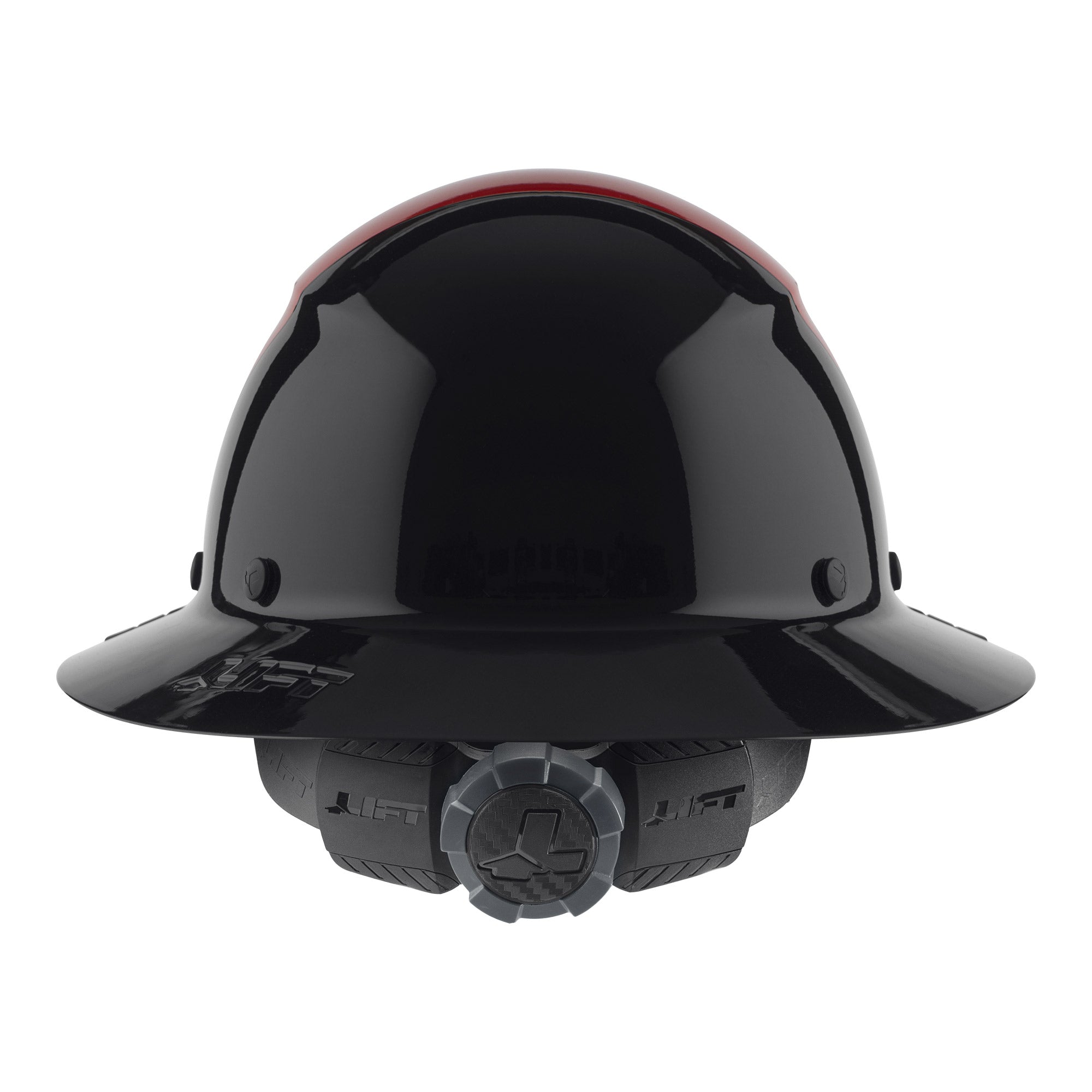 DAX Fifty/50 Red Full Brim Hard Hat