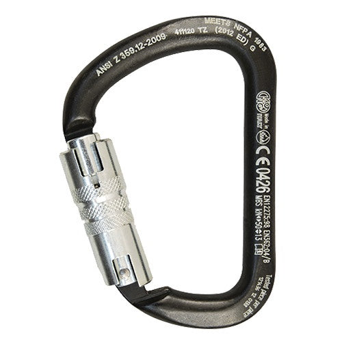 Kong XL ANSI Twist Lock Carbon Steel Carabiner #KNG-411-TZ