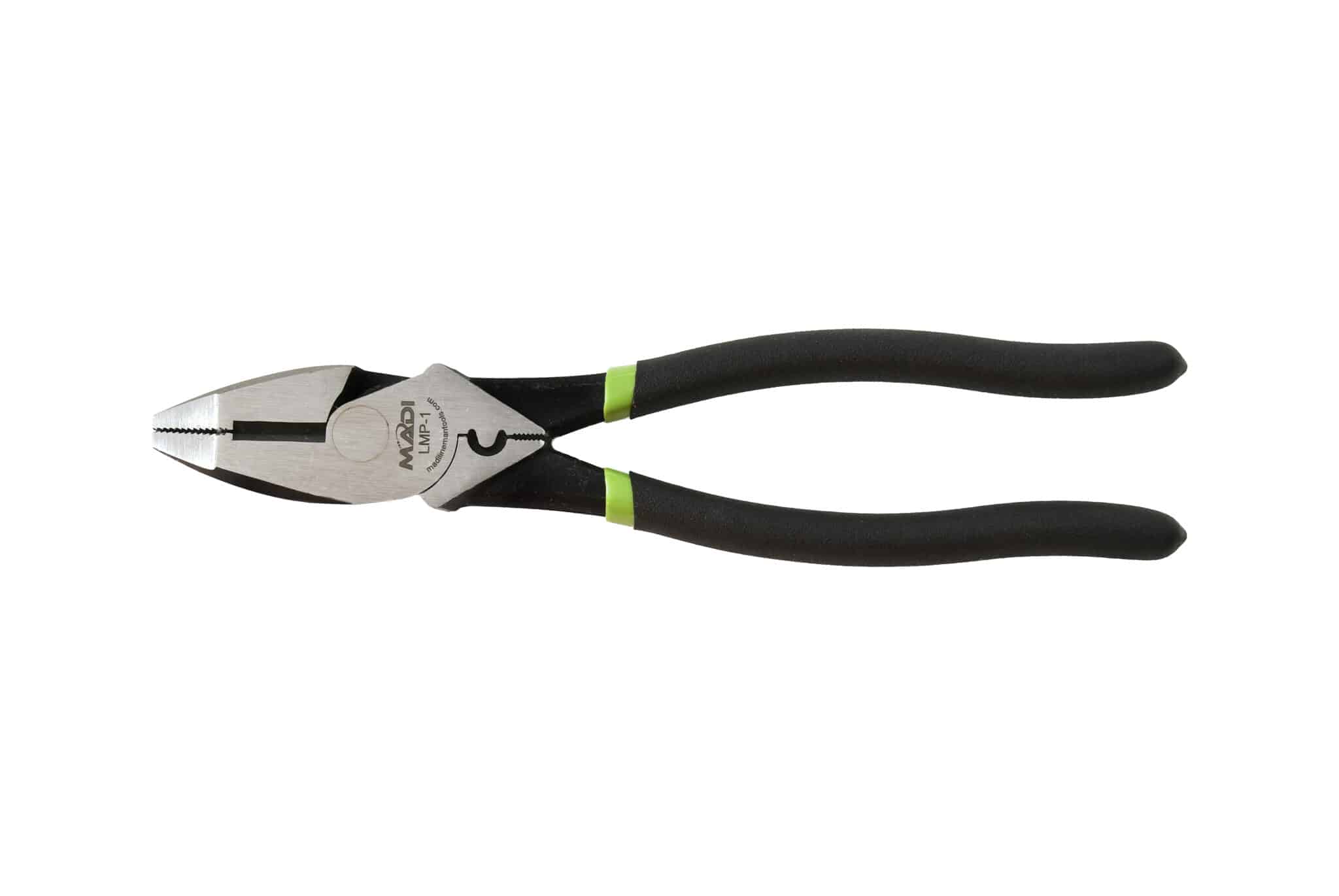 Madi 9" High Leverage Lineman Pliers with Crimper and Secondary  Gripping Surface LMP-1