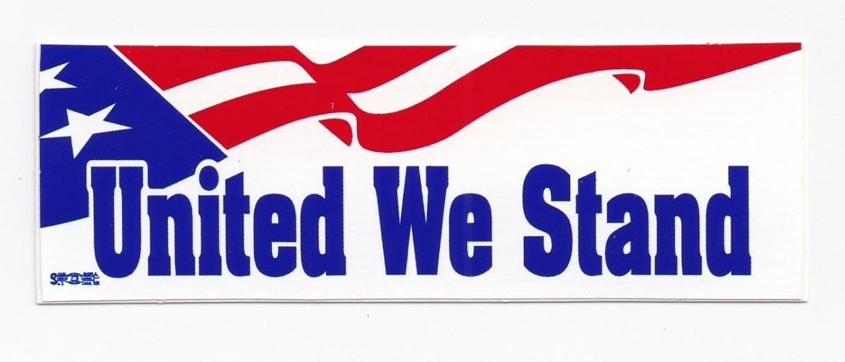United We Stand Hard Hat Sticker #M25