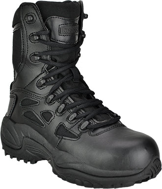 Reebok Men's Rapid Response 8" Side-Zip Waterproof Soft Toe Boot #RB8877
