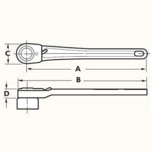 Lowell 151 Triple Square Distribution Lineman’s Wrench
