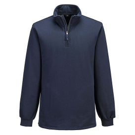 Bizflame 1/4 Zip Sweatshirt / Navy / Small