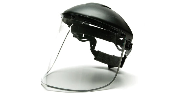 Pyramex Headgear and Polycarbonate Face Shield Combo #HGBRKIT