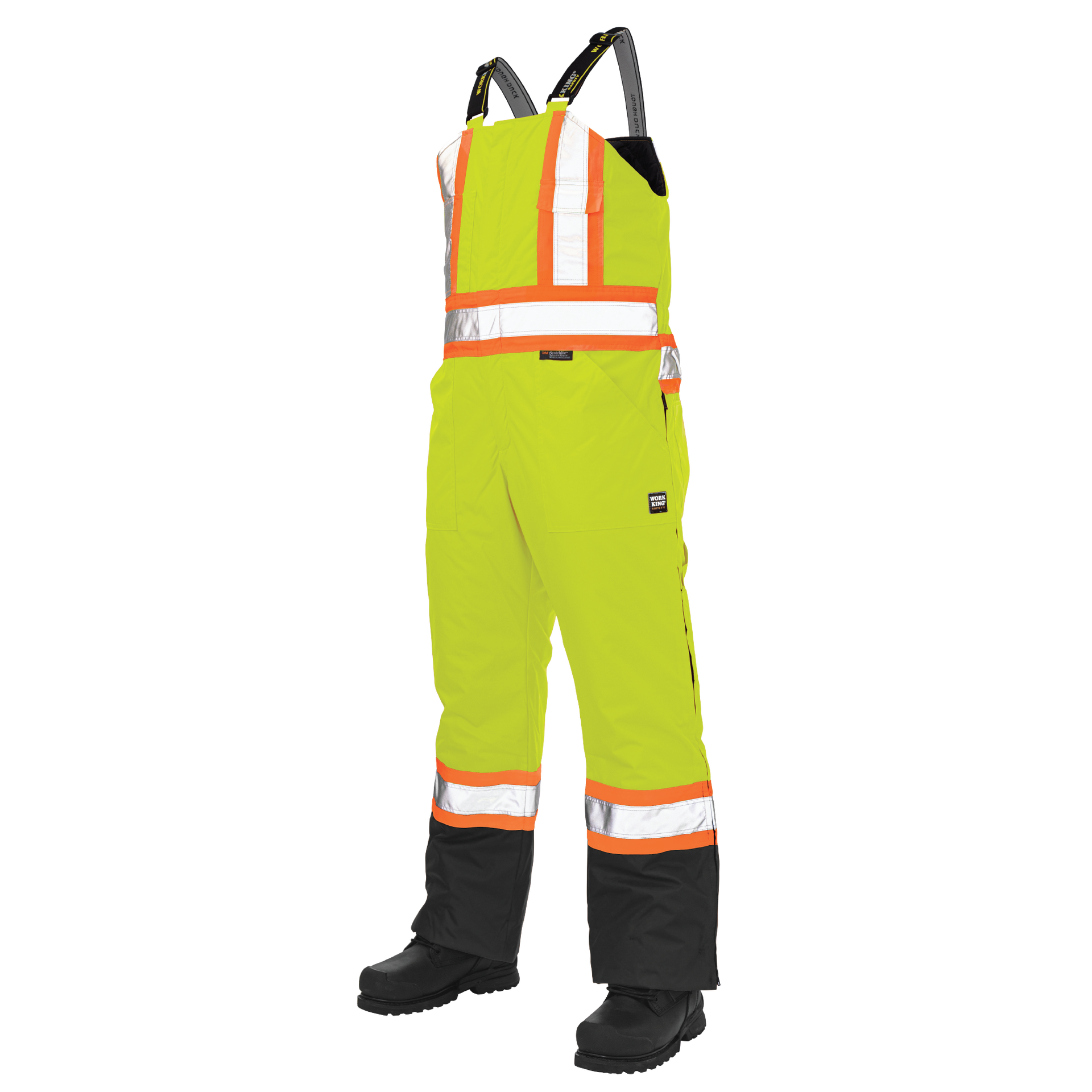 Tough Duck Poly Oxford Insulated Safety Bib Overall